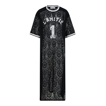 Haute L \' Amité - Lace Football Dress - Black